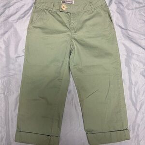 Sage Green Cropped Pants
